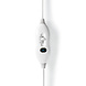 Nedis Nedis PEBL120CWT1 Elektrische Deken - 150 x 80 cm Nedis Nedis PEBL120CWT1 Elektrische Deken - 150 x 80 cm