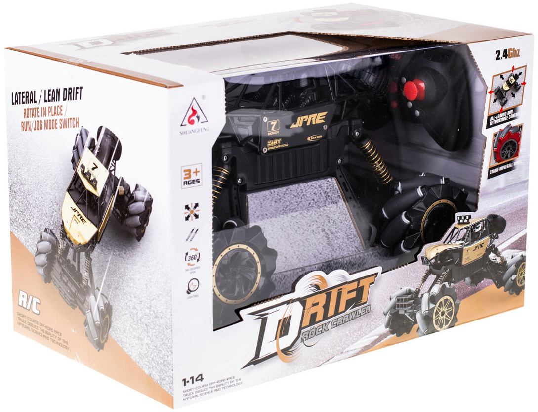 Shuanfeng 2021 Drift Rock Crawler RTR 2.4GHz 1:14 - Goud