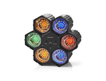 Nedis FUDI211BK6 LED Discolamp Kleurenspots