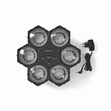 Nedis FUDI211BK6 LED Discolamp Kleurenspots