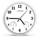 Esperanza Esperanza Lyon Wandklok met Thermometer en Hygrometer - Wit Esperanza Esperanza Lyon Wandklok met Thermometer en Hygrometer - Wit