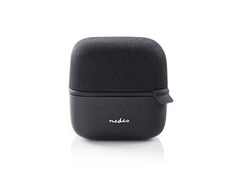 Nedis SPBT1000BK Bluetooth Speaker 15 W - Zwart/Zwart