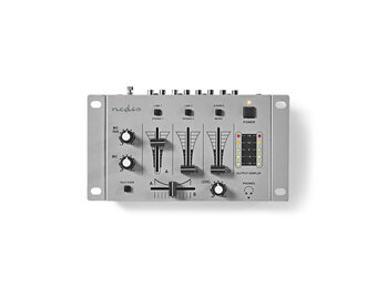 Nedis MIXD050GY DJ-mixer 3 Stereokanalen