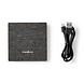 Nedis Nedis Qi Draadloze Oplader met Stoffen Bekleding 10W - Zwart Nedis Nedis Qi Draadloze Oplader met Stoffen Bekleding 10W - Zwart