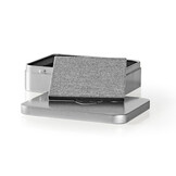 Nedis Qi Draadloze Oplader met Stoffen Bekleding 10W - Grijs