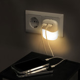 Smartwares ISL-60026 LED Nachtlamp met USB Poorten