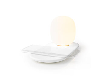 Nedis LTLQ10W1WT LED Nachtlamp met Qi Draadloze