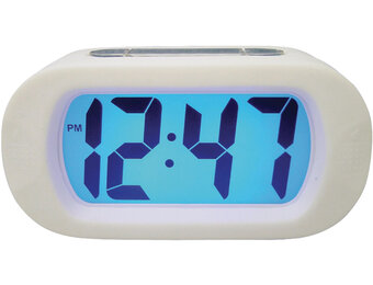Balance Time 262813 Kwartswekker LCD Digitaal - Wit