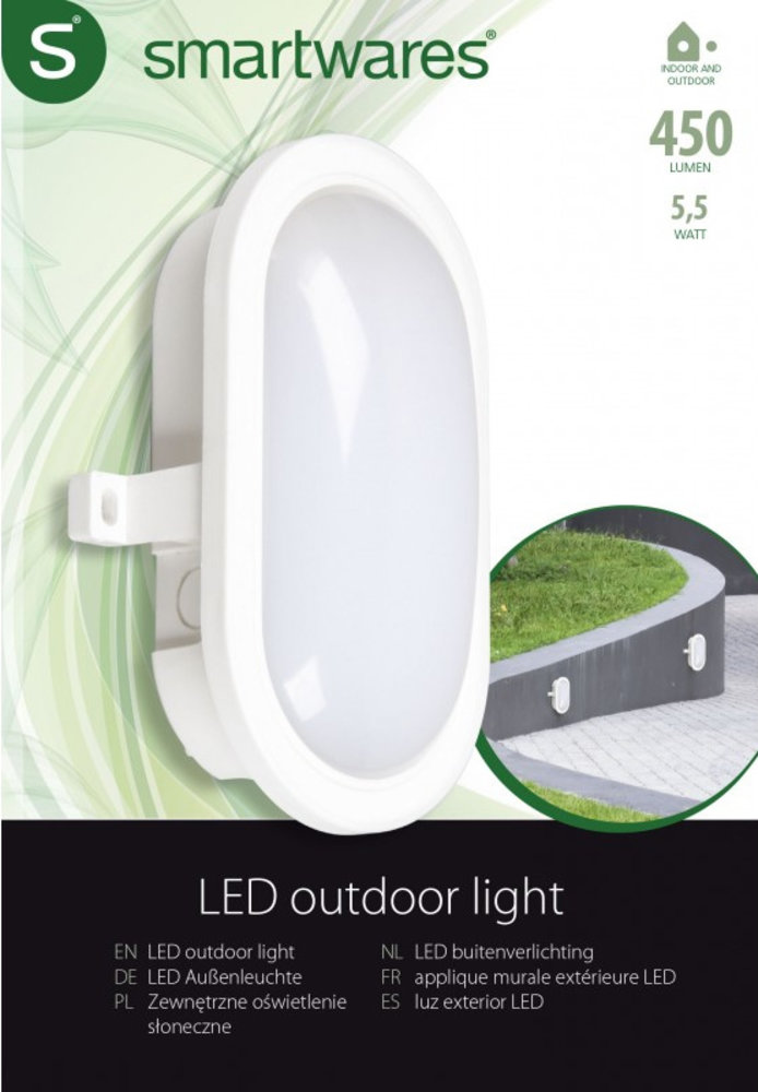 hoop Zie insecten Onbevredigend Smartwares GOL-001-HW LED Buitenlamp kopen? - LEDClear.nl