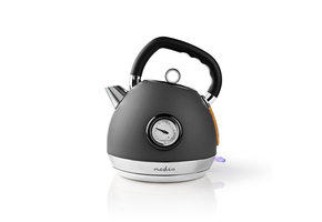 Nedis KAWK530EGY Waterkoker Soft-Touch 1,8L - Grijs
