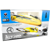 Wltoys WL912 RC Speedboot 2.4GHz 25 KM/U - Geel