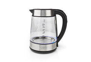 Nedis KAWK320EGS Waterkoker 360° Draaibaar 1.7L - Glas