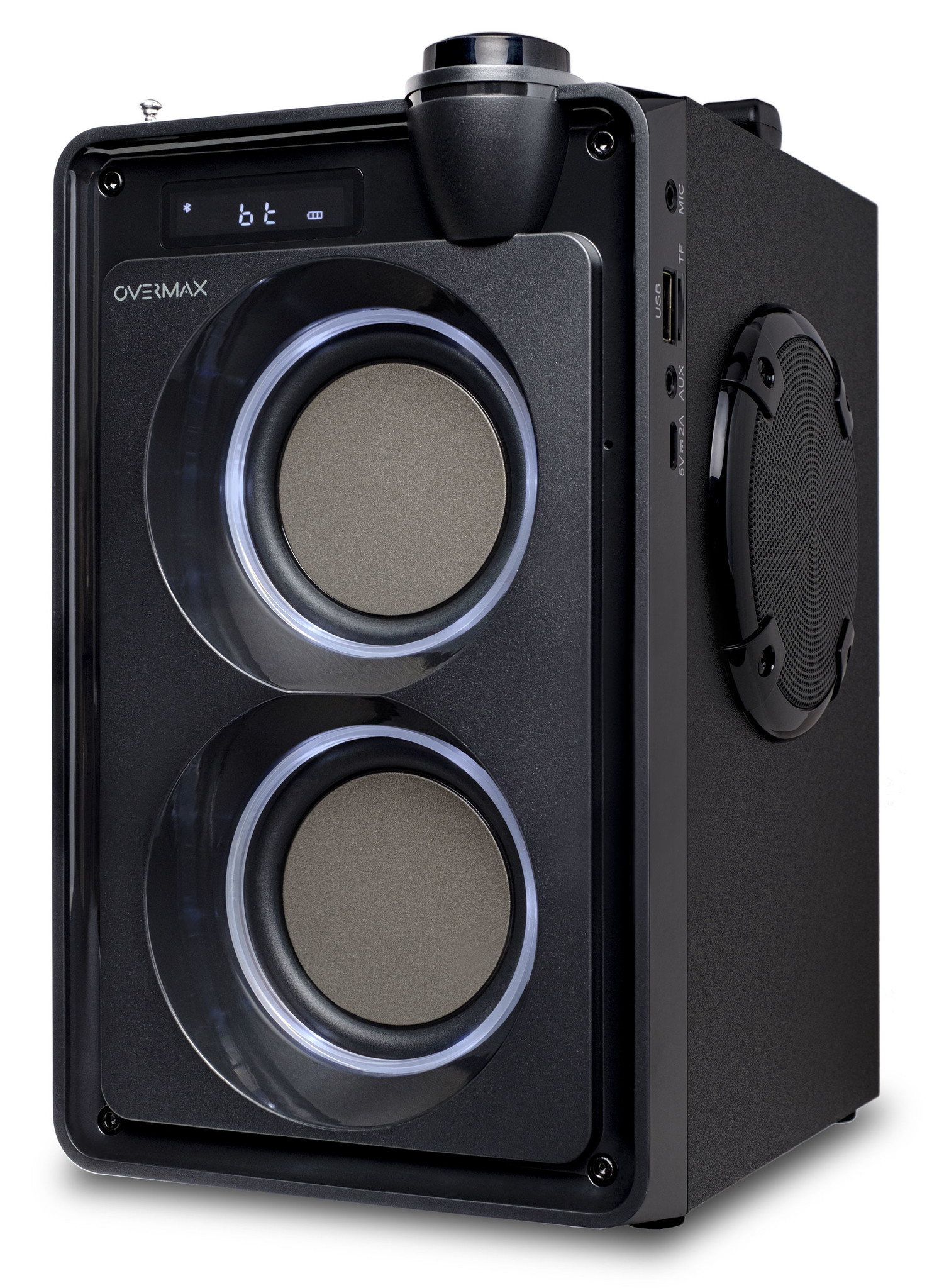 Overmax Soundbeat 5.0 Draadloze Bluetooth Speaker (USB, SD, AUX, Radio, Mic)