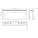 Aflamo Aflamo Royal 42 LED Inbouwhaard Elektrische - 106cm Aflamo Aflamo Royal 42 LED Inbouwhaard Elektrische - 106cm