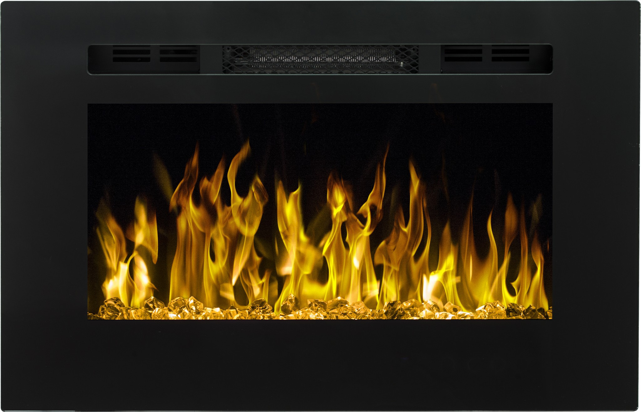 Aflamo Majestic 26 Zwart LED Inbouwhaard Elektrische - 66cm