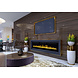 Aflamo Aflamo Majestic 26 Zwart LED Inbouwhaard Elektrische - 66cm Aflamo Aflamo Majestic 26 Zwart LED Inbouwhaard Elektrische - 66cm