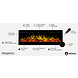 Aflamo Aflamo Majestic 26 Zwart LED Inbouwhaard Elektrische - 66cm Aflamo Aflamo Majestic 26 Zwart LED Inbouwhaard Elektrische - 66cm