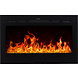 Aflamo Aflamo Majestic 36 Zwart LED Inbouwhaard Elektrische - 92cm Aflamo Aflamo Majestic 36 Zwart LED Inbouwhaard Elektrische - 92cm