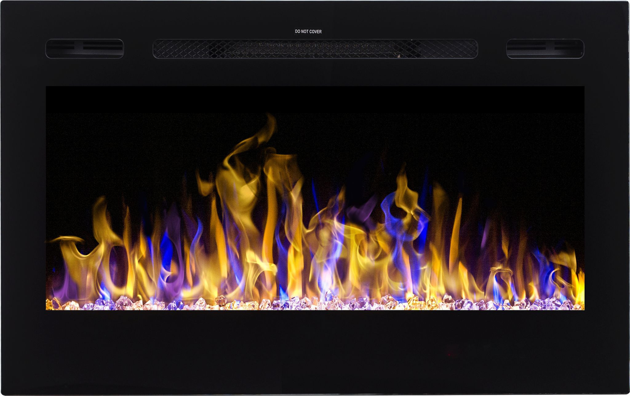 Aflamo Majestic 36 Zwart LED Inbouwhaard Elektrische - 92cm