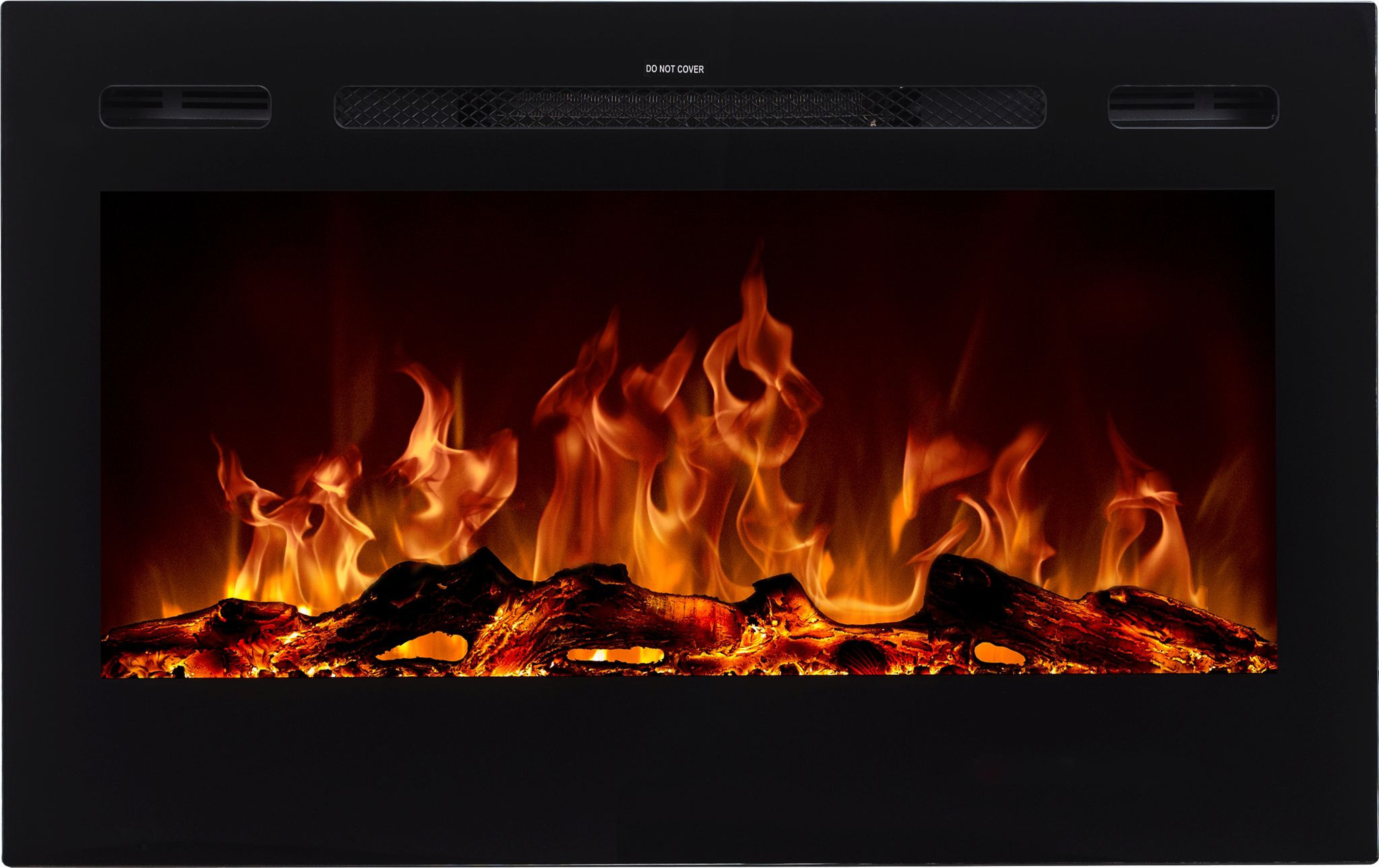 Aflamo Majestic 36 Zwart LED Inbouwhaard Elektrische - 92cm