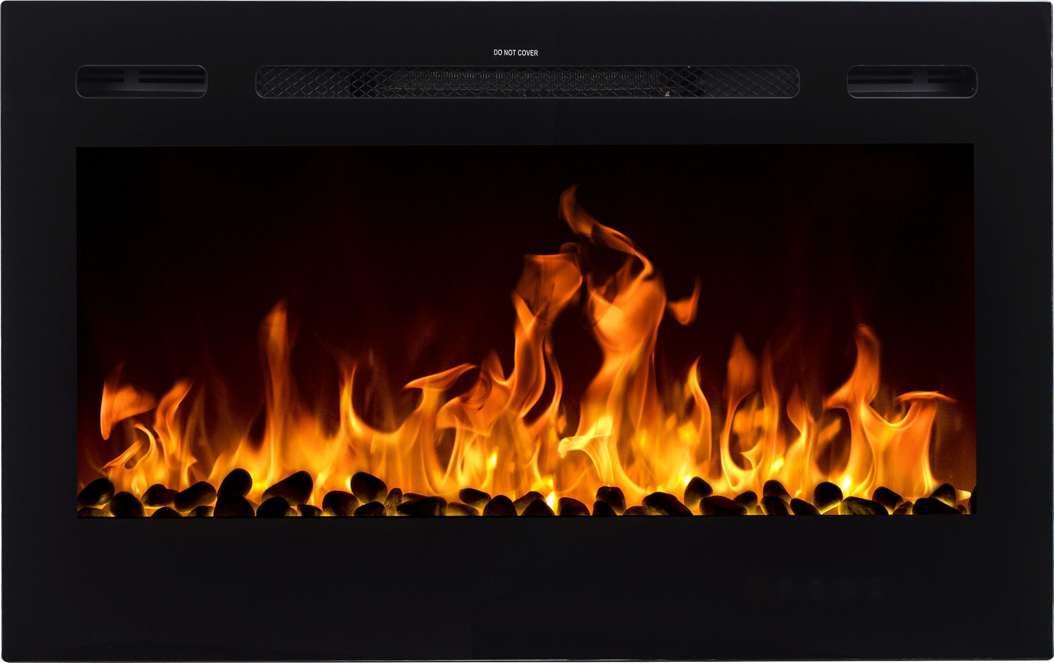 Aflamo Majestic 36 Zwart LED Inbouwhaard Elektrische - 92cm