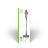 Nedis VCCS200RD Steelstofzuiger (100W, 1L, 73dB, Draadloos)