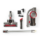 Nedis VCCS200RD Steelstofzuiger (100W, 1L, 73dB, Draadloos)