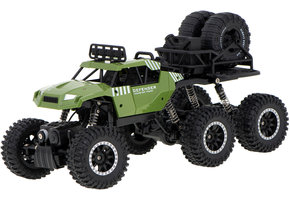 Sulong Toys RC SL-184A Rock Crawler (Groen, 6WD, 2.4GHz, 1:14)
