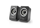 Nedis CSPR20020BK PC-luidspreker (18W, 2.0 stereo, 3,5mm jack)