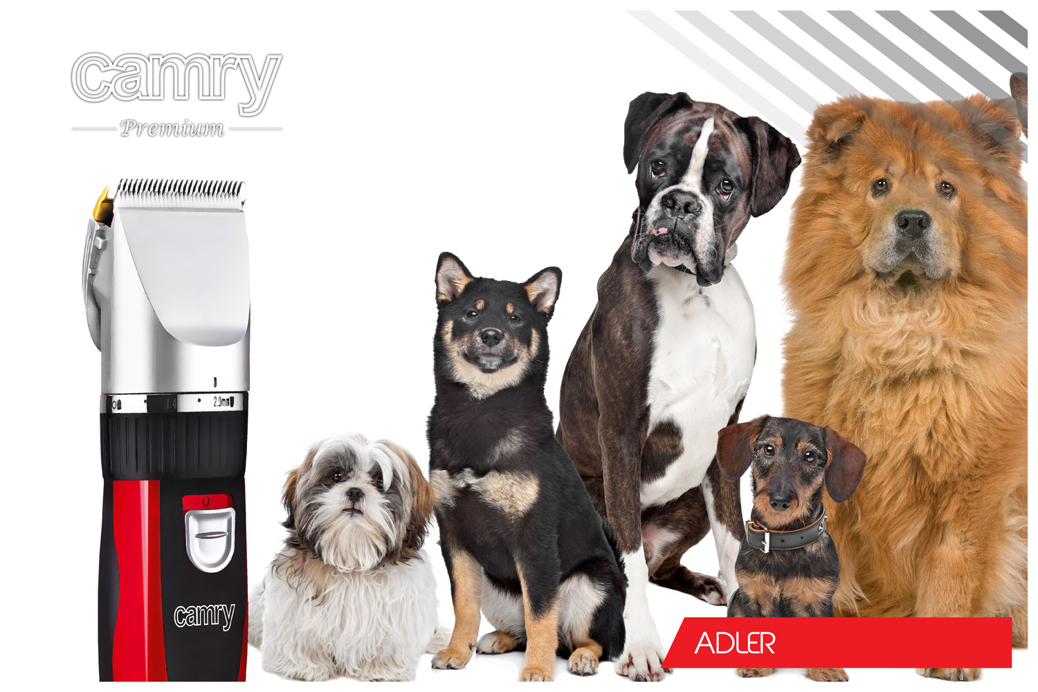 Camry CR 2821 Tondeuse voor Huisdieren (4 opzetkammen)