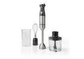 Nedis KAHB400CAL Handblender (RVS, 800W, 4-in-1-mixerset)