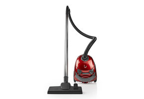Nedis VCBG100RD Stofzuiger met Zak (Rood, 700W)