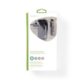 Nedis ACPA001 Universele AC-voedingsadapter met 6 Pluggen (3-12V, 1A, 12W)
