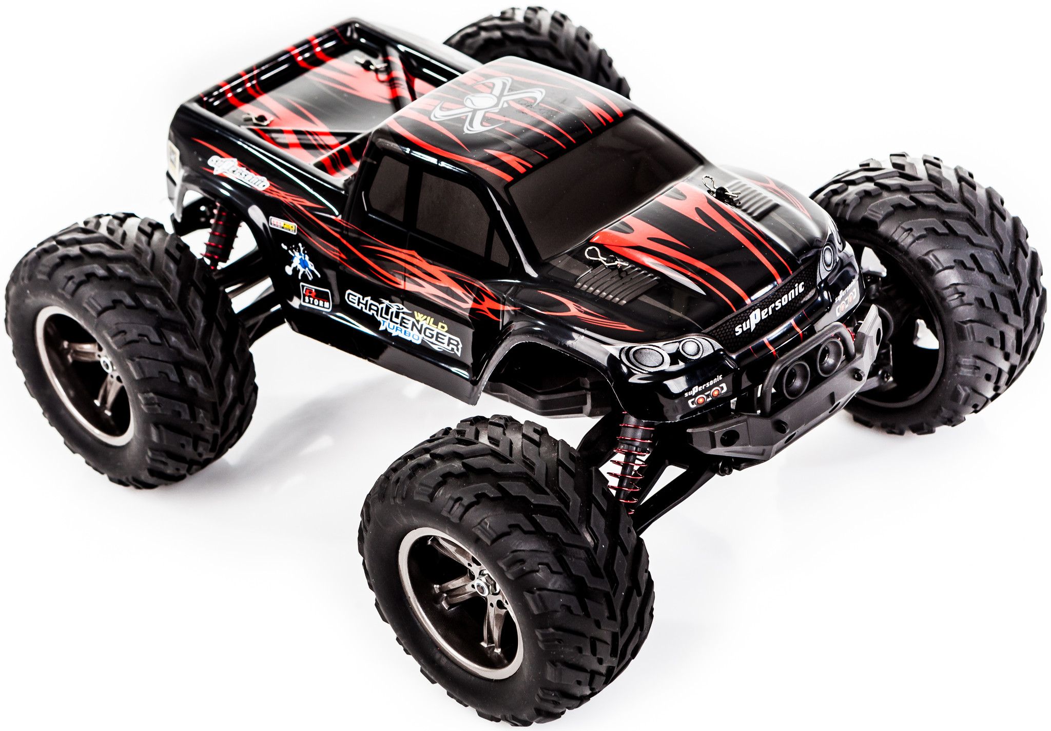 XinLeHong Toys 9115 RC Monster Truck (Rood, 2WD, 2.4GHz, 1/12)