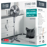 Teesa TSA8020 Staande Ventilator met Afstandbediening - Ø 42 cm