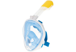 Full Face Mask met Snorkelmasker (Blauw, GoPro houder)
