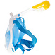 Full Face Mask met Snorkelmasker (Blauw, GoPro houder) Full Face Mask met Snorkelmasker (Blauw, GoPro houder)