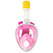 Merkloos Full Face Mask met Snorkelmasker (Roze, GoPro houder) Merkloos Full Face Mask met Snorkelmasker (Roze, GoPro houder)