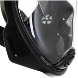 Full Face Mask met Snorkelmasker (Zwart, GoPro houder)