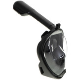 Full Face Mask met Snorkelmasker (Zwart, GoPro houder)