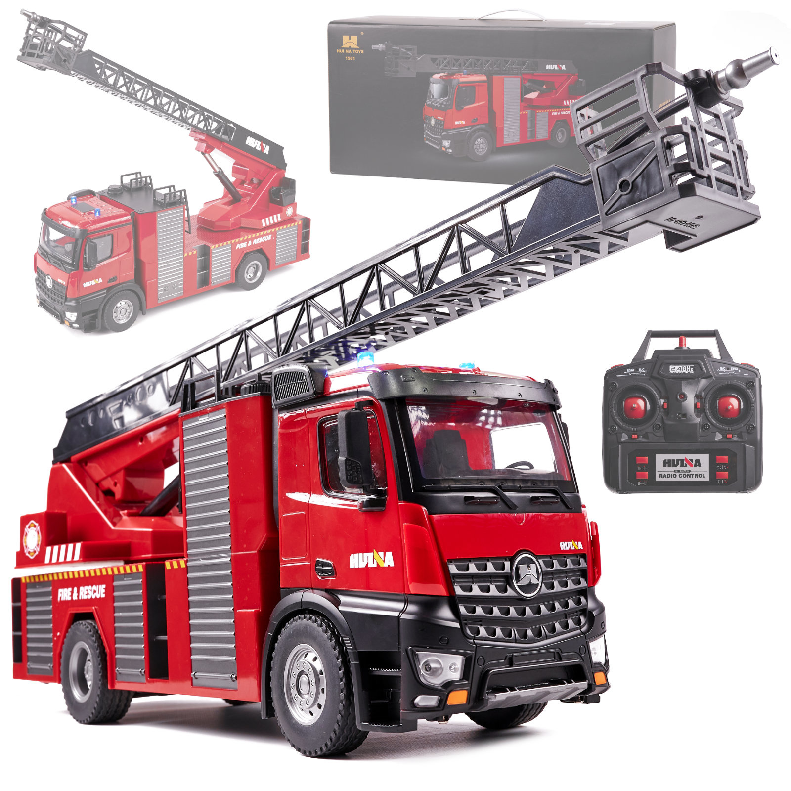 H-Toys 1561 RC Brandweerwagen 2.4GHz 1:14