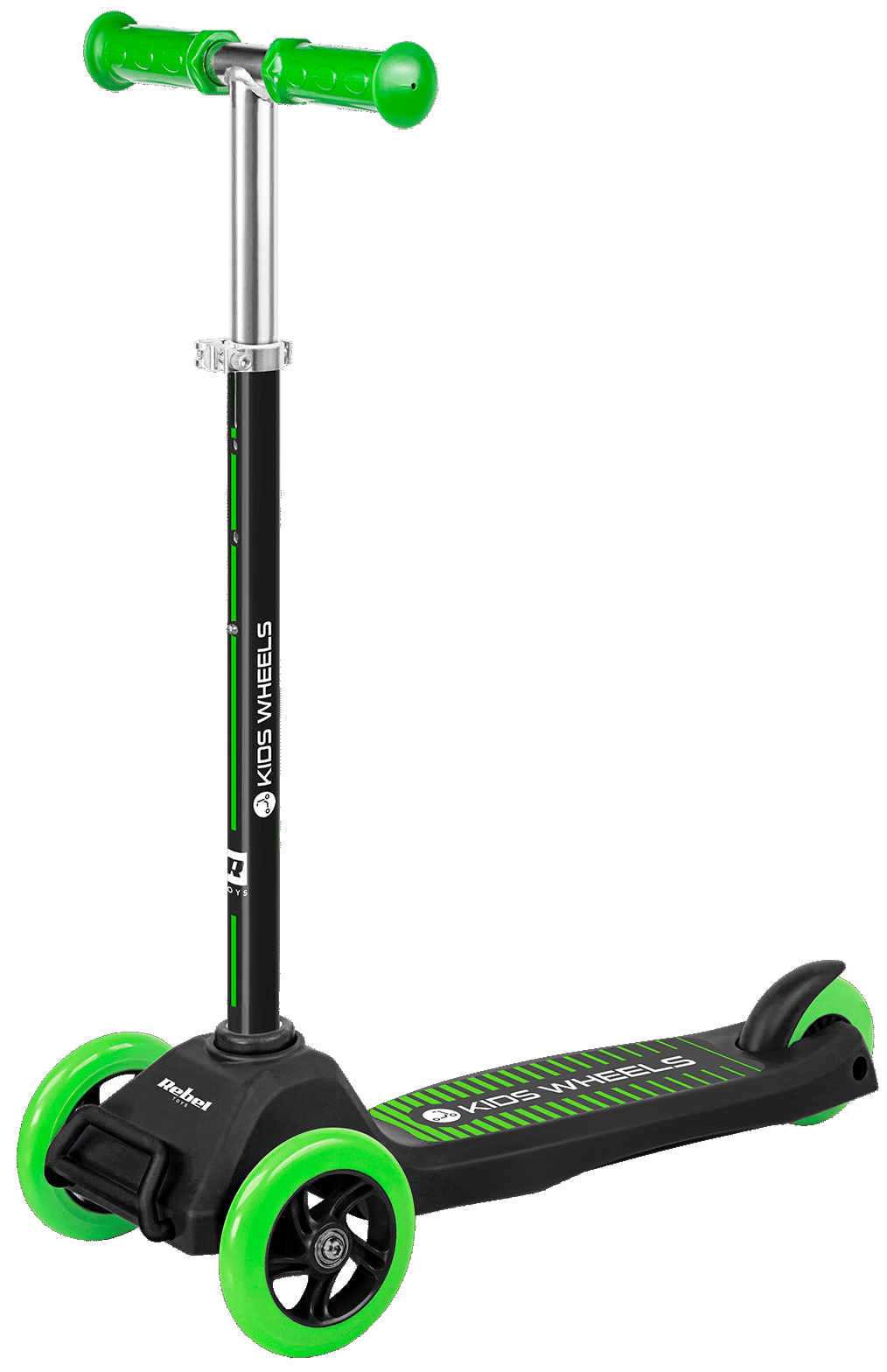 Rebel ZAB0121G Driewieler Kinderstep - Groen