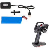 WLtoys 124018 RC Buggy (Zwart, 4WD, 2.4GHz, 1/12)