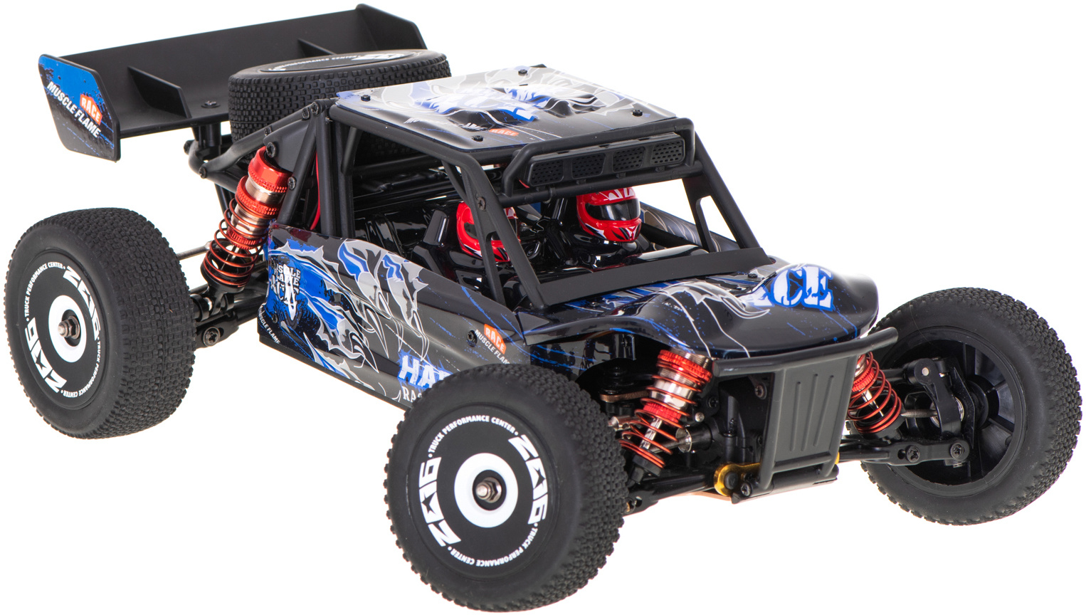 WLtoys 124018 RC Buggy (Zwart, 4WD, 2.4GHz, 1/12)