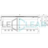 EVIQ Sfeerhaard Unique 65 Driezijdig - 165cm
