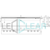 EVIQ Sfeerhaard Unique 72 Driezijdig - 183cm