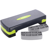 HMS AS002 Aerobic Fitness Stepbank (Groen, 3-traps, Verstelbaar)