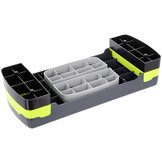 HMS AS002 Aerobic Fitness Stepbank (Groen, 3-traps, Verstelbaar)