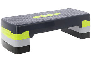 HMS AS002 Aerobic Fitness Stepbank (Groen, 3-traps, Verstelbaar)