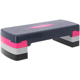 HMS AS002 Aerobic Fitness Stepbank (Roze, 3-traps, Verstelbaar)